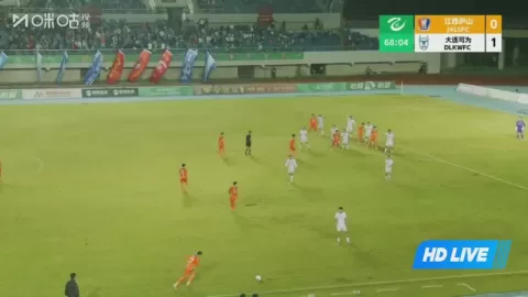 Poster siaran Jiangxi Lushan VS Dalian Kewei