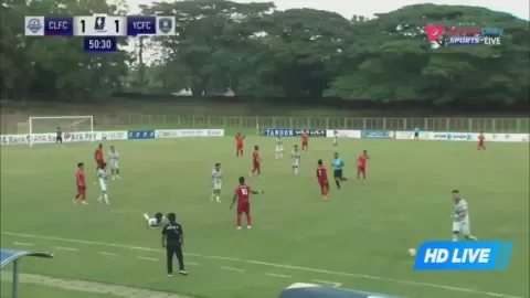 Poster siaran Chinland FC VS Yangon City