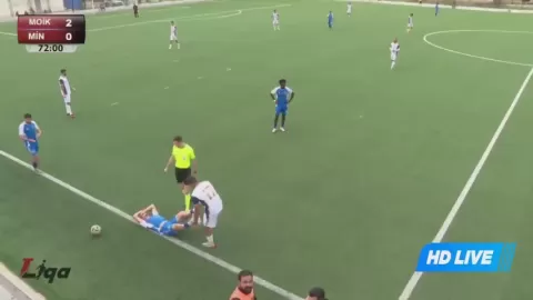 Poster siaran FK MOIK Baku VS Mingachevir