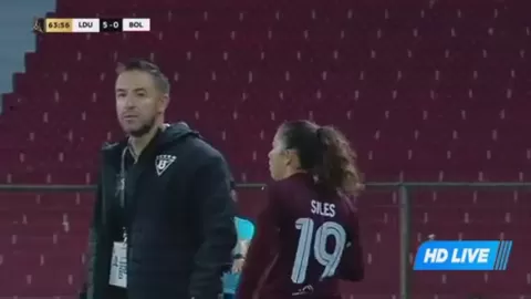 Poster siaran LDU Quito Women VS Bolivar Women