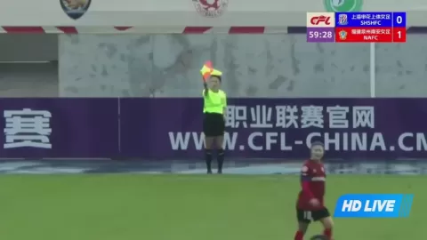 Poster siaran Shanghai Shenhua Women VS Fujian Nanan Women