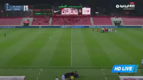 Poster siaran Shabab Al Ahli VS Dubai United