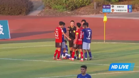 Poster siaran Xinjiang Bingchao VS Guangdong Chenxingjuli