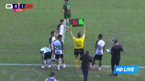 Poster siaran Corinthians Paulista Youth VS Portuguesa Santista Youth