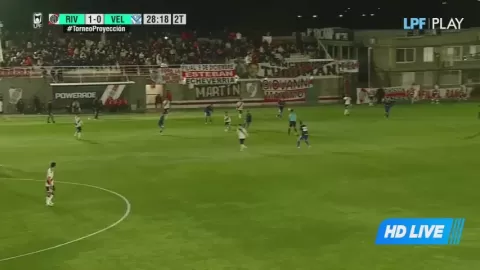 Poster siaran River Plate Reserves VS Velez Sarsfield Reserves
