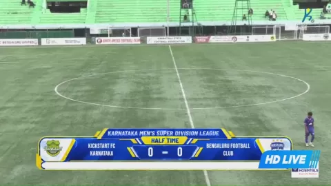 Poster siaran Kickstart Karnataka FC VS Bengaluru B
