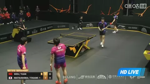 Poster siaran Wen R / Yuan L VS Matsushima S / Togami S