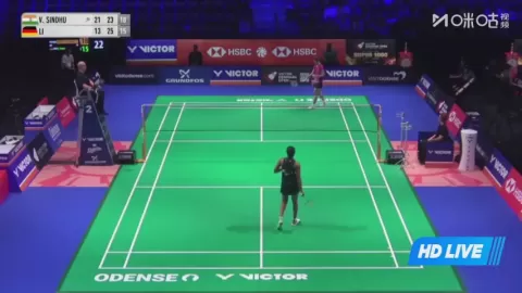 Poster siaran Pusarla, Venkata Sindhu VS Li, Yvonne