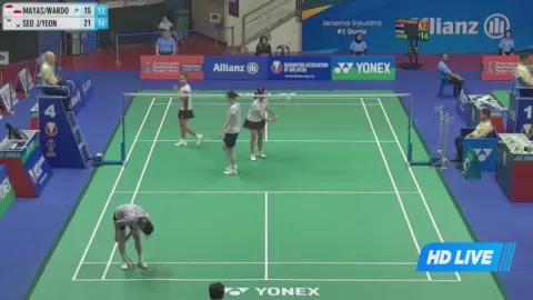 Poster siaran Mayasari L T / Wardoyo E N T VS S.Lee/Y.Lee