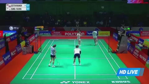 Poster siaran Setthaprasert T / Rungruengpramong P VS Jin S I / Lee S H