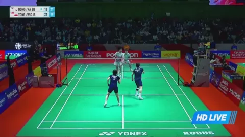 Poster siaran Ki D J / Jeong N E VS Hee Y K T / Widjaja G E
